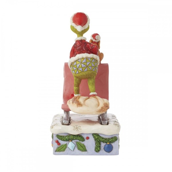 GRINCH UND MAX IM SCHLITTEN - JIM SHORE GRINCH