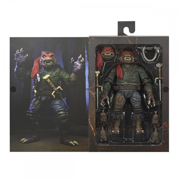 UNIVERSAL MONSTERS X NINJA TURTLES – ACTIONFIGUR – ULTIMATE RAPHAEL WOLFMAN