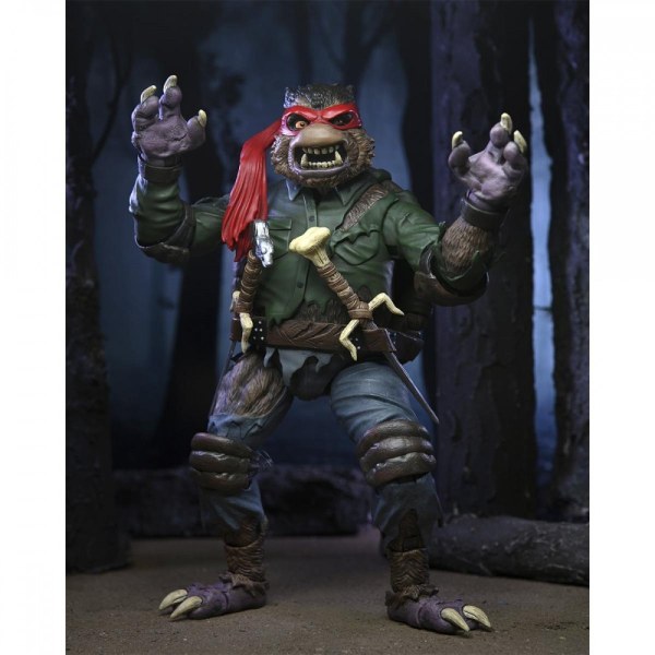 UNIVERSAL MONSTERS X NINJA TURTLES – ACTIONFIGUR – ULTIMATE RAPHAEL WOLFMAN