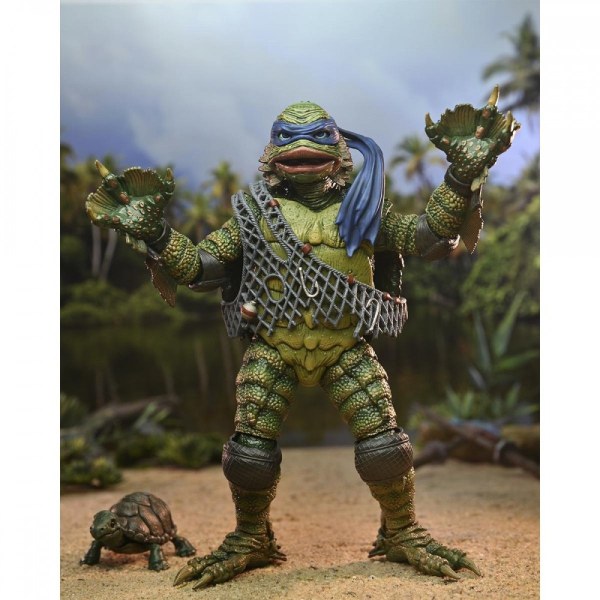 UNIVERSAL MONSTERS X NINJA TURTLES - ACTIONFIGUR – LEONARDO DIE KREATUR
