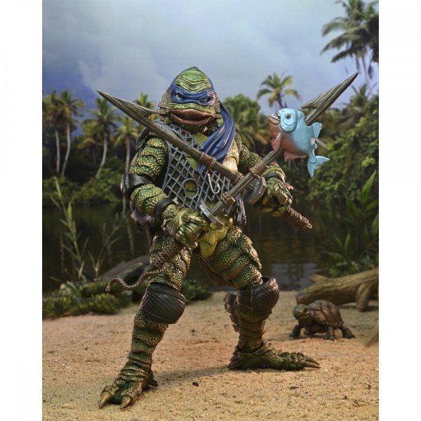 UNIVERSAL MONSTERS X NINJA TURTLES - ACTIONFIGUR – LEONARDO DIE KREATUR