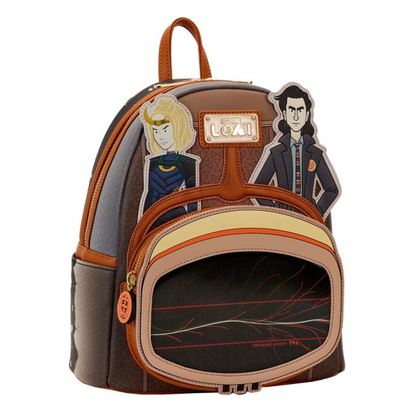 Mini-Rucksack Loki TVA Lentikulär Multiverse - Marvel Loungefly