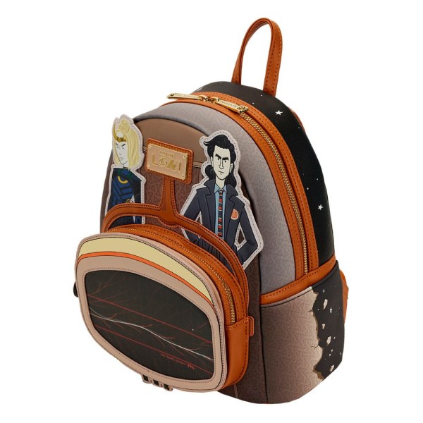 Mini-Rucksack Loki TVA Lentikulär Multiverse - Marvel Loungefly