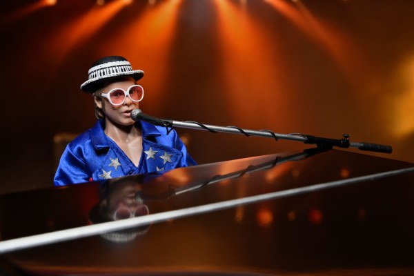 Elton John Figur bekleidet Live in '76 Deluxe Set 20 cm