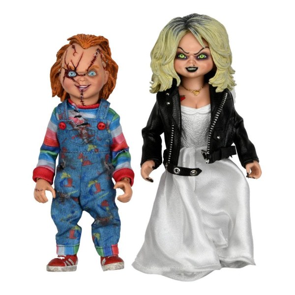 Chuckys Braut-Pack 2 Figur bekleidet Chucky & Tiffany 14 cm