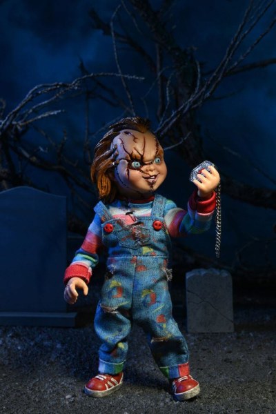 Chuckys Braut-Pack 2 Figur bekleidet Chucky & Tiffany 14 cm