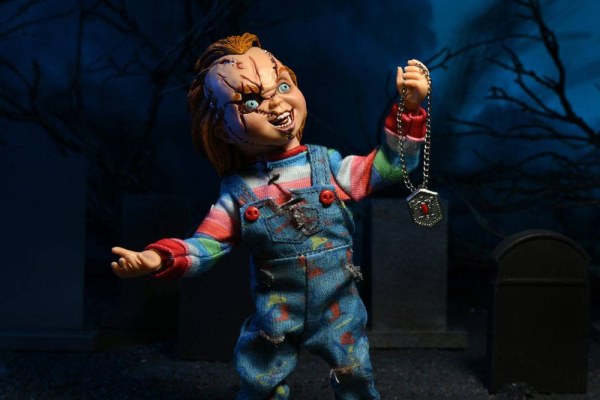 Chuckys Braut-Pack 2 Figur bekleidet Chucky & Tiffany 14 cm
