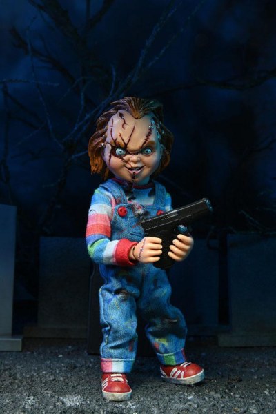 Chuckys Braut-Pack 2 Figur bekleidet Chucky & Tiffany 14 cm
