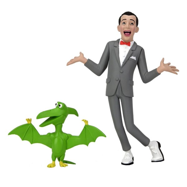 Pee-Wee Herman Figur Toony Classics Pee-Wee & Pterri 15 cm