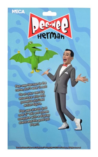 Pee-Wee Herman Figur Toony Classics Pee-Wee & Pterri 15 cm
