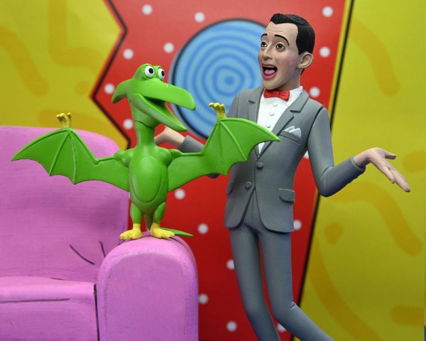 Pee-Wee Herman Figur Toony Classics Pee-Wee & Pterri 15 cm
