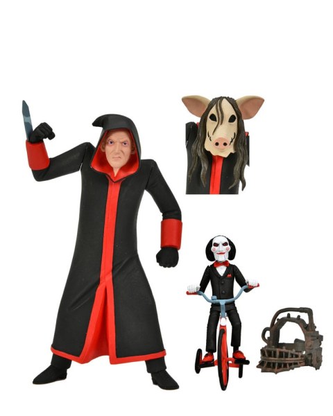 Saw Figur Toony Terrors Jigsaw Killer & Billy Dreirad Boxset 15 cm