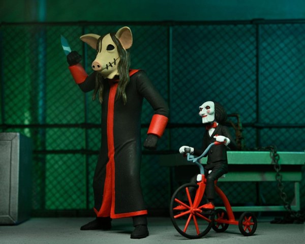 Saw Figur Toony Terrors Jigsaw Killer & Billy Dreirad Boxset 15 cm