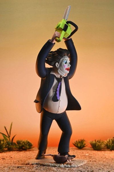 Texas Chainsaw Massacre Toony Terrors Figur 50. Jahrestag Pretty Woman Leatherface 15 cm