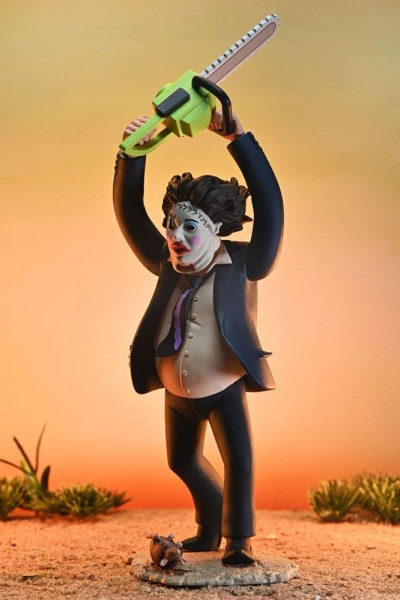 Texas Chainsaw Massacre Toony Terrors Figur 50. Jahrestag Pretty Woman Leatherface 15 cm