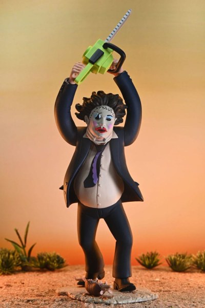 Texas Chainsaw Massacre Toony Terrors Figur 50. Jahrestag Pretty Woman Leatherface 15 cm