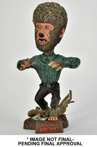 Universal Monsters Head Knocker Wolfsmensch 20 cm