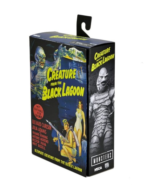 Universal Monsters Figur Ultimativer Schrecken vom Amazonas (B&W) 18 cm
