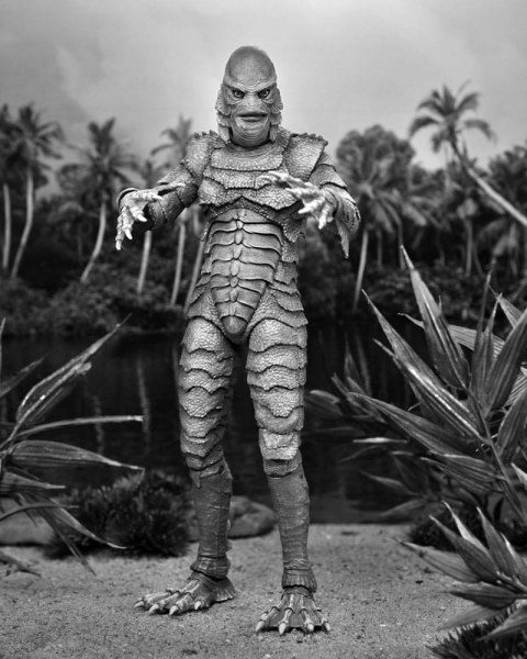 Universal Monsters Figur Ultimativer Schrecken vom Amazonas (B&W) 18 cm