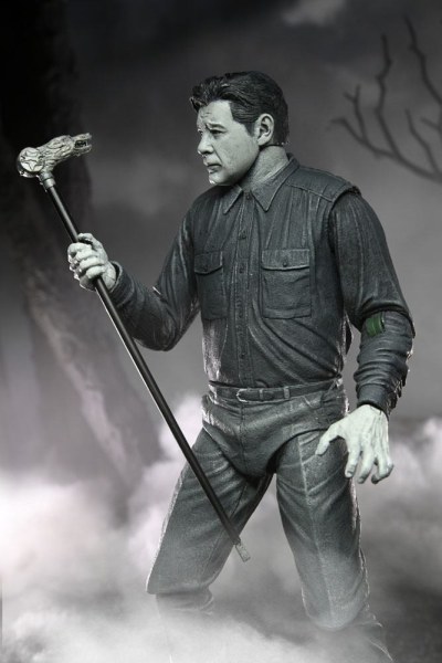 Universal Monsters Figur Ultimate The Wolf Man (Schwarz & Weiß) 18 cm