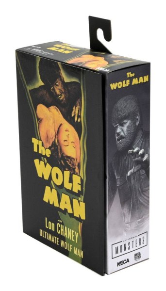 Universal Monsters Figur Ultimate The Wolf Man (Schwarz & Weiß) 18 cm