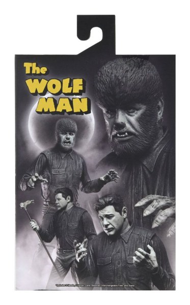 Universal Monsters Figur Ultimate The Wolf Man (Schwarz & Weiß) 18 cm