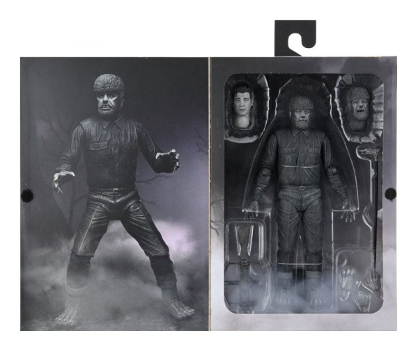 Universal Monsters Figur Ultimate The Wolf Man (Schwarz & Weiß) 18 cm
