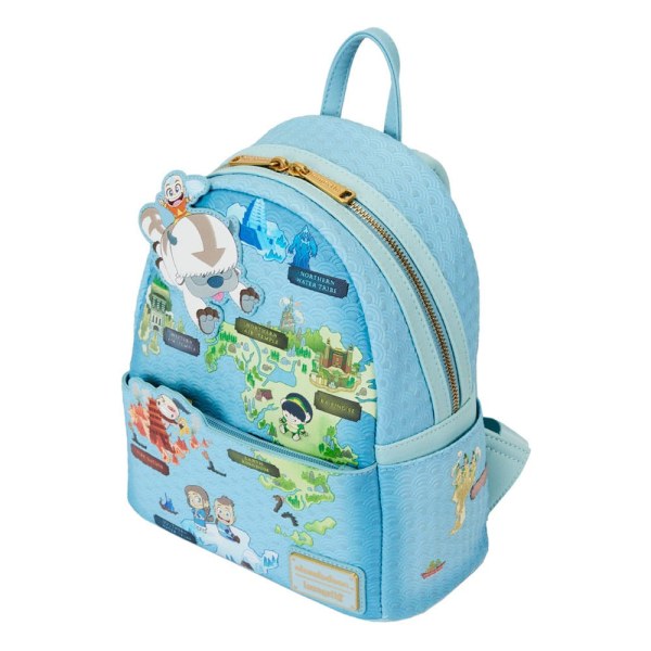 Mini-Rucksack Avatar: Der Herr der Elemente Karte - Loungefly