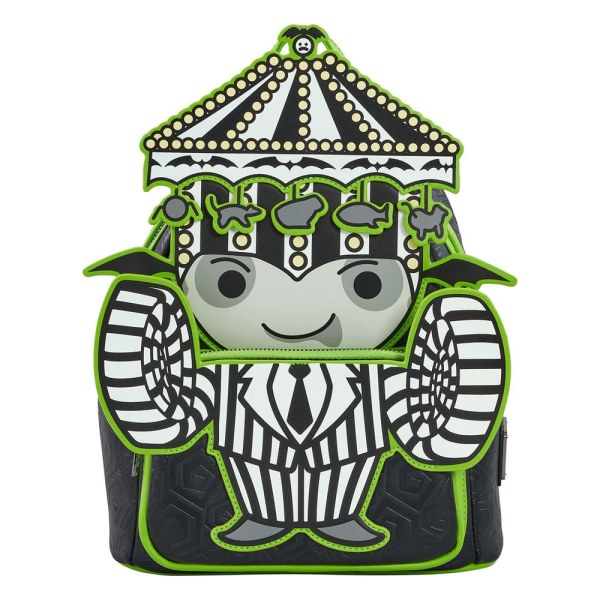 Mini-Rucksack Beetlejuice Pinstripe - Loungefly