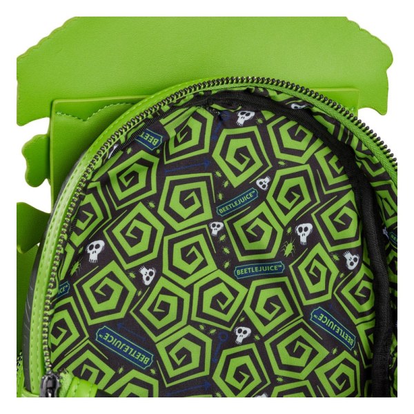 Mini-Rucksack Beetlejuice Pinstripe - Loungefly