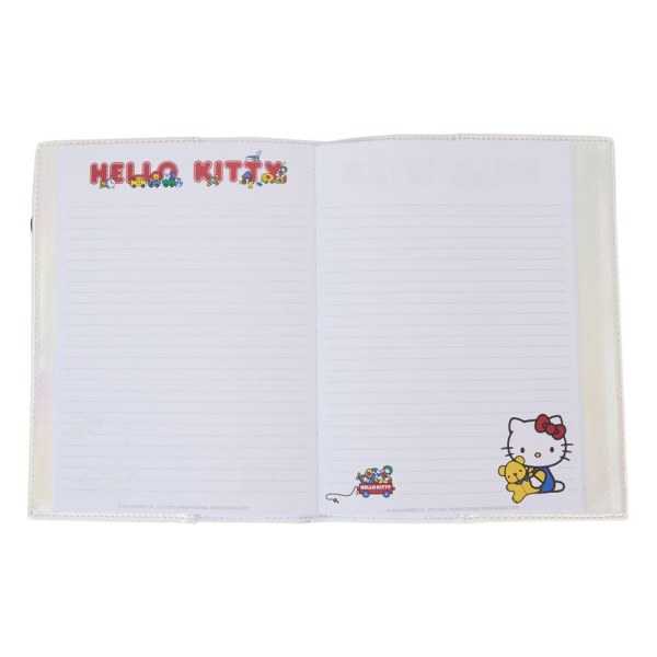 Notizbuch Hello Kitty perlmuttfarben 50. Jahrestag - Loungefly