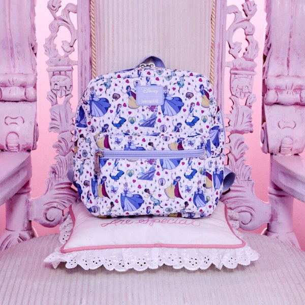 MINI-RUCKSACK Nylon Disney Princess Manga-Stil - DISNEY LOUNGEFLY