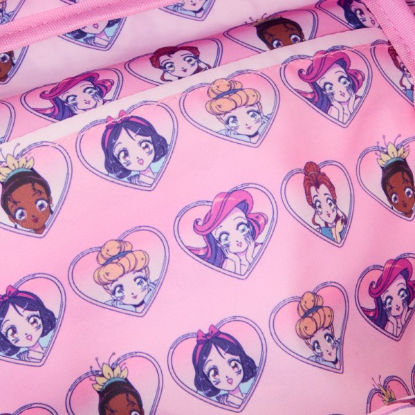 MINI-RUCKSACK Nylon Disney Princess Manga-Stil - DISNEY LOUNGEFLY