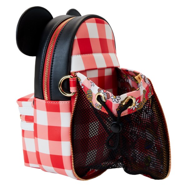 Umhängetasche Minnie Maus Picknickdecke Getränkehalter - DISNEY LOUNGEFLY