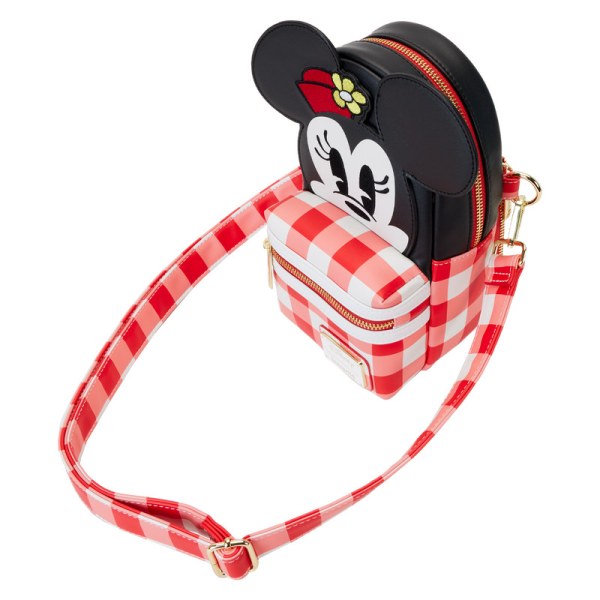 Umhängetasche Minnie Maus Picknickdecke Getränkehalter - DISNEY LOUNGEFLY