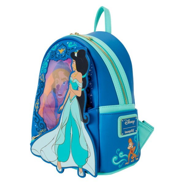 MINI-RUCKSACK Prinzessinnen-Serie Aladdin Lentikulär - DISNEY LOUNGEFLY