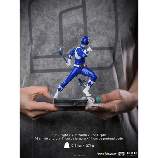 POWER RANGERS: MIGHTY MORPHIN BLAU RANGER ART SCALE - POWER RANGERS