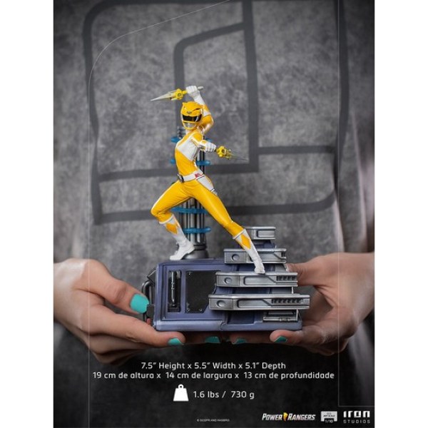 POWER RANGERS: MIGHTY MORPHIN GELB RANGER ART SCALE - POWER RANGERS