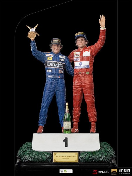 ALAN PROST AYRTON SENNA ART SCALE DELUXE - DERNIER PODIUM