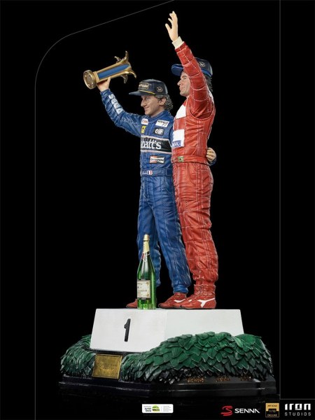ALAN PROST AYRTON SENNA ART SCALE DELUXE - DERNIER PODIUM