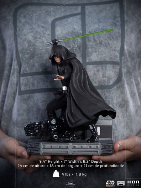 The Mandalorian Luke Skywalker Kampfversion Art Scale - Star Wars