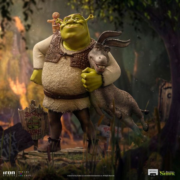 Shrek, Esel und der Lebkuchenmann Art Scale Deluxe - Dreamworks