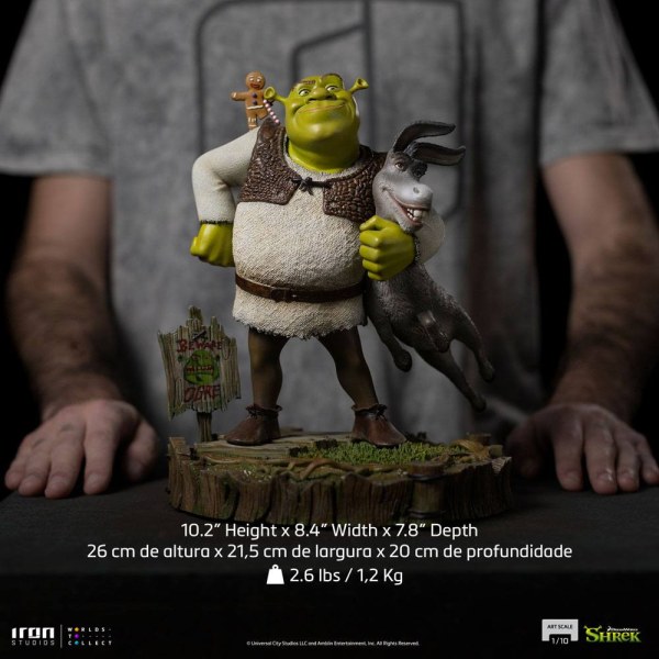Shrek, Esel und der Lebkuchenmann Art Scale Deluxe - Dreamworks