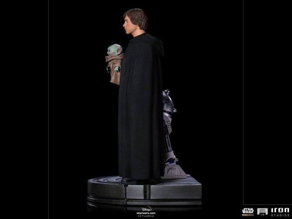 Der Mandalorianer Luke Skywalker, R2-D2 und Grogu Art Scale - Star Wars
