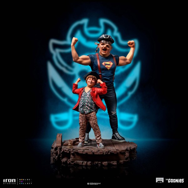 Faultier und Chunk Art Scale - Die Goonies