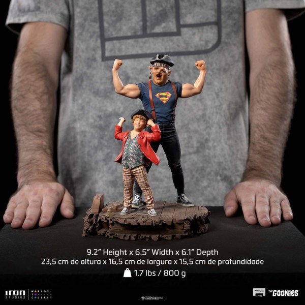 Faultier und Chunk Art Scale - Die Goonies
