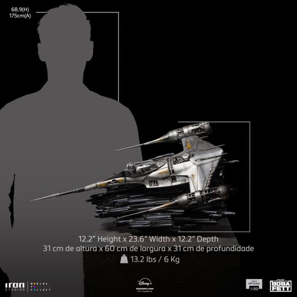 Mandos N-1 Starfighter Art Scale – Das Buch von Boba Fett