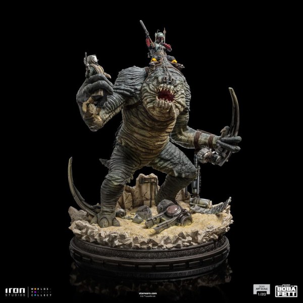 Boba Fett & Rancor Demi Art Scale – Das Buch von Boba Fett
