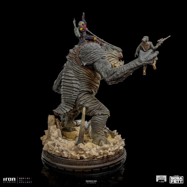 Boba Fett & Rancor Demi Art Scale – Das Buch von Boba Fett