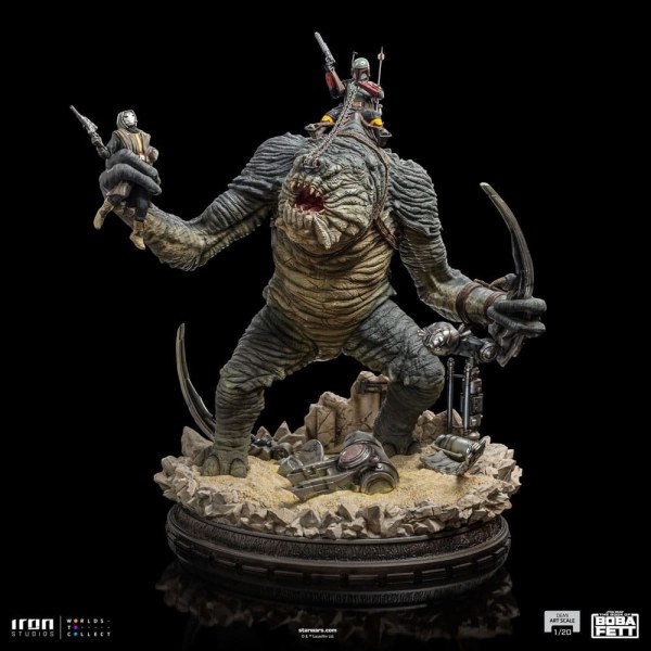 Boba Fett & Rancor Demi Art Scale – Das Buch von Boba Fett